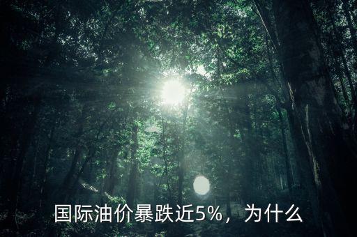 國(guó)際油價(jià)暴跌近5%，為什么