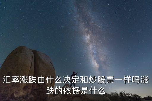 匯率是手什么影響的,匯率是由什么決定的