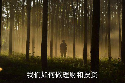 我們?nèi)绾巫隼碡?cái)和投資