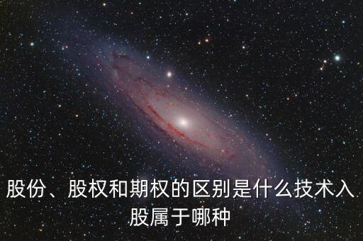 股份、股權(quán)和期權(quán)的區(qū)別是什么技術(shù)入股屬于哪種