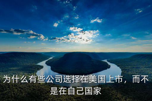 為什么有些公司選擇在美國上市，而不是在自己國家