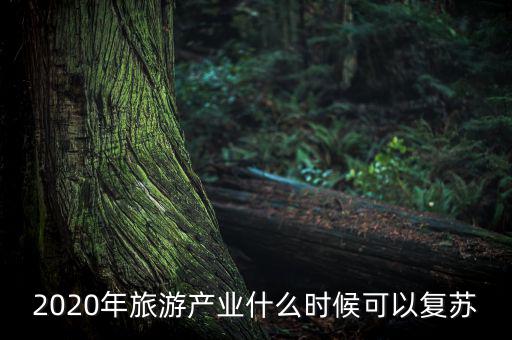 2020年旅游產(chǎn)業(yè)什么時候可以復蘇