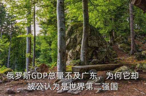 俄羅斯GDP總量不及廣東，為何它卻被公認(rèn)為是世界第二強國