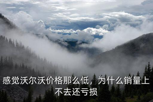 感覺沃爾沃價(jià)格那么低，為什么銷量上不去還虧損