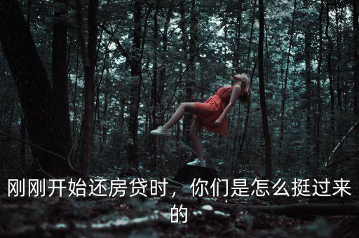 剛剛開始還房貸時(shí)，你們是怎么挺過來的