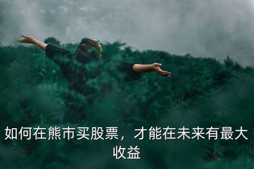 如何在熊市買股票，才能在未來有最大收益