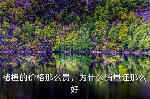 褚橙的價(jià)格那么貴，為什么銷量還那么好