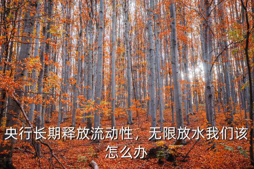 央行長(zhǎng)期釋放流動(dòng)性，無(wú)限放水我們?cè)撛趺崔k