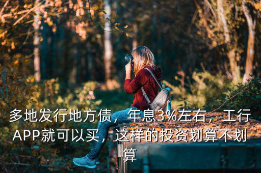 多地發(fā)行地方債，年息3%左右，工行APP就可以買，這樣的投資劃算不劃算