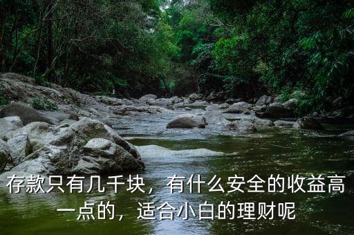 存款只有幾千塊，有什么安全的收益高一點的，適合小白的理財呢