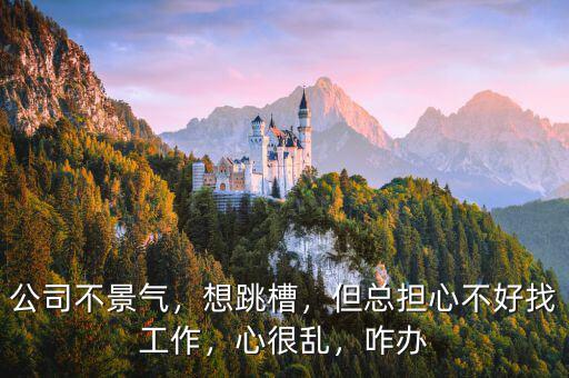 公司不景氣，想跳槽，但總擔心不好找工作，心很亂，咋辦