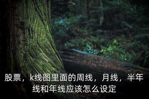 股票，k線圖里面的周線，月線，半年線和年線應(yīng)該怎么設(shè)定