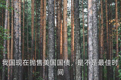 我國現(xiàn)在拋售美國國債，是不是最佳時(shí)間