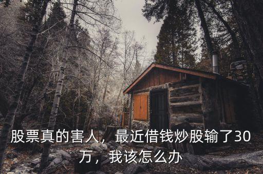 炒股輸錢了怎么辦,最近借錢炒股輸了30萬(wàn)