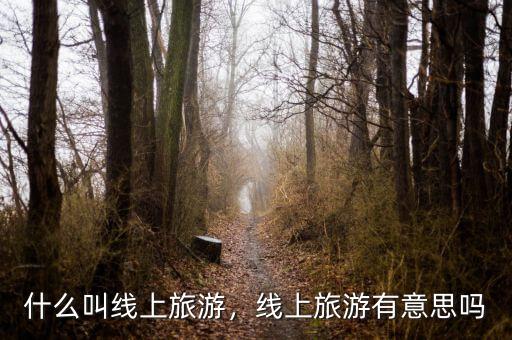 什么叫線上旅游，線上旅游有意思嗎