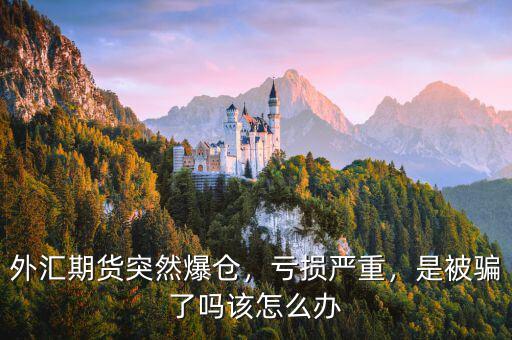 外匯期貨突然爆倉，虧損嚴(yán)重，是被騙了嗎該怎么辦