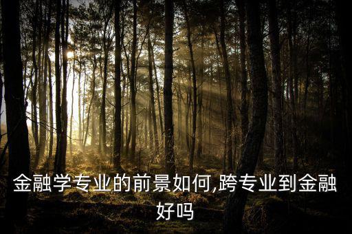 金融專業(yè)在江浙發(fā)展怎么樣,跨專業(yè)到金融好嗎