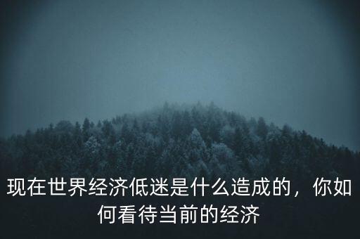 現(xiàn)在世界經(jīng)濟(jì)低迷是什么造成的，你如何看待當(dāng)前的經(jīng)濟(jì)