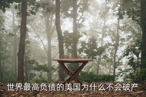 世界最高負債的美國為什么不會破產
