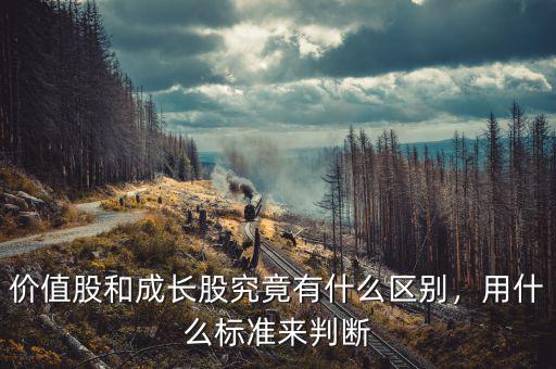 價值股和成長股究竟有什么區(qū)別，用什么標(biāo)準(zhǔn)來判斷