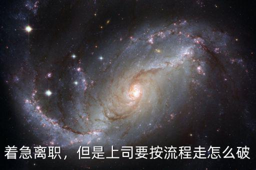 投奔怎么破,但是上司要按流程走。怎么破