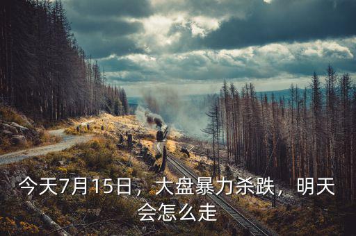 今天7月15日，大盤暴力殺跌，明天會(huì)怎么走