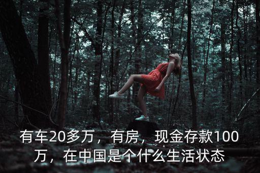 有車20多萬(wàn)，有房，現(xiàn)金存款100萬(wàn)，在中國(guó)是個(gè)什么生活狀態(tài)