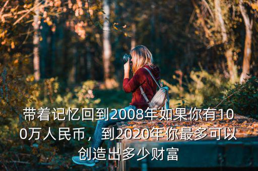 帶著記憶回到2008年如果你有100萬人民幣，到2020年你最多可以創(chuàng)造出多少財(cái)富