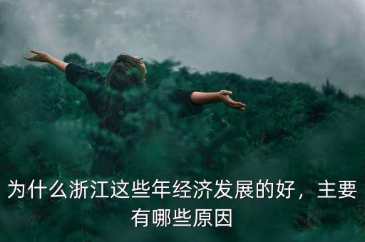 為什么浙江這些年經(jīng)濟發(fā)展的好，主要有哪些原因