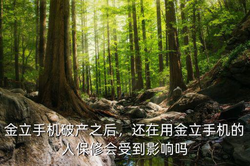 金立手機破產(chǎn)之后，還在用金立手機的人保修會受到影響嗎