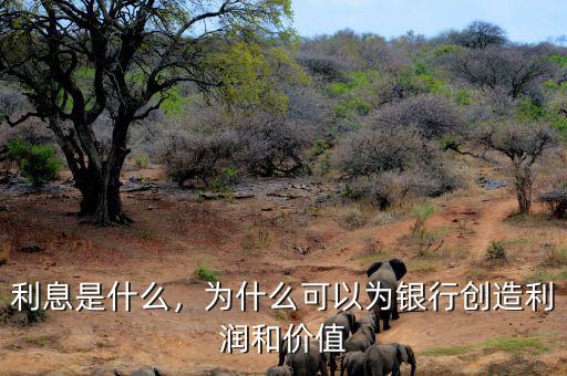 利息是什么，為什么可以為銀行創(chuàng)造利潤和價(jià)值