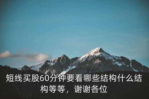 短線買股60分鐘要看哪些結(jié)構(gòu)什么結(jié)構(gòu)等等，謝謝各位