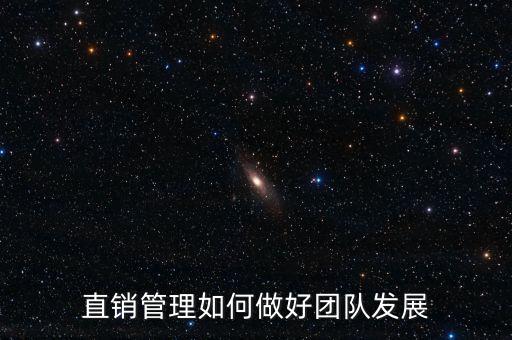 直銷管理如何做好團(tuán)隊發(fā)展