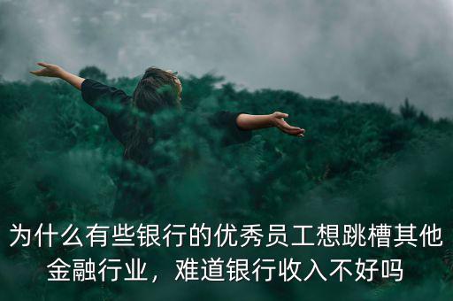 為什么有些銀行的優(yōu)秀員工想跳槽其他金融行業(yè)，難道銀行收入不好嗎