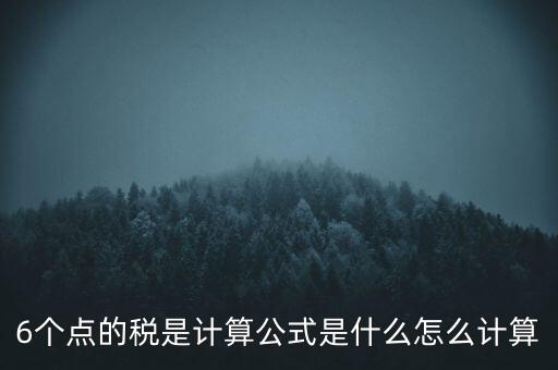 企業(yè)所得稅率6 是什么，企業(yè)所得稅率什么情況是6的