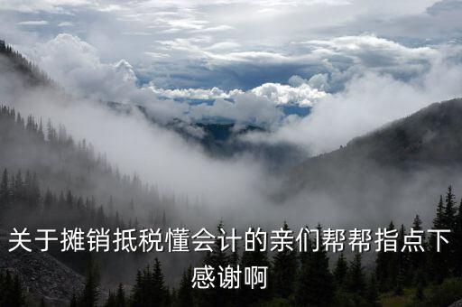 為什么所得稅費(fèi)用進(jìn)行期內(nèi)分?jǐn)?，關(guān)于攤銷抵稅懂會計的親們幫幫指點(diǎn)下感謝啊