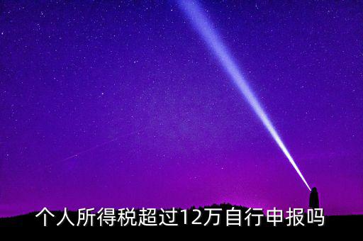 十二萬什么時候申報，年所得地12萬元以上的個人應(yīng)在什么時候自行申報