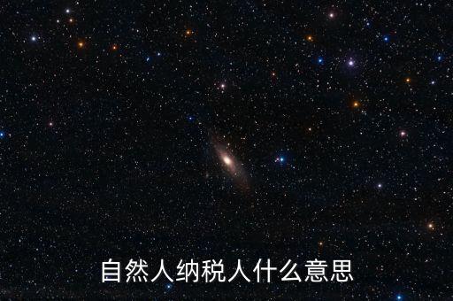 登記稅務(wù)的自然人是什么意思，請(qǐng)問一下自然人登記是什么意思