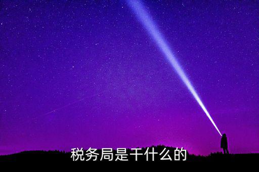 稅務(wù)局是干什么的
