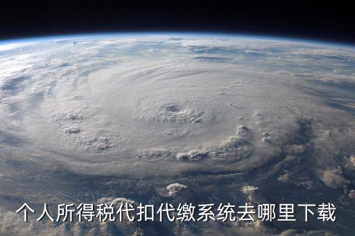 個(gè)稅系統(tǒng)下載網(wǎng)站是什么，請問怎么下載個(gè)人所得稅代扣代繳系統(tǒng)啊