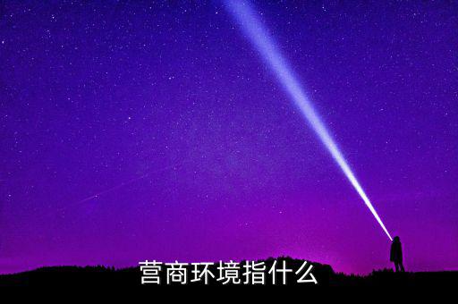 什么樣的稅收營商環(huán)境，營商環(huán)境指什么