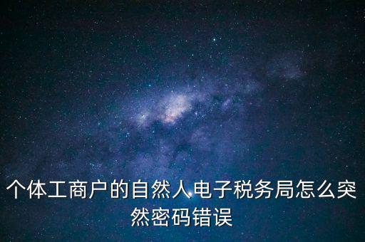 稅務(wù)密碼不對什么原因，為什么稅務(wù)網(wǎng)剛改自然人密碼登陸一直顯示密碼錯誤