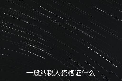 一般納稅人證是什么，請(qǐng)問(wèn)一般納稅人應(yīng)有什么證