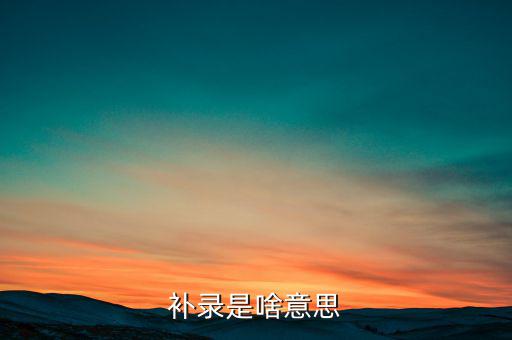 發(fā)票補(bǔ)錄是什么意思，補(bǔ)錄是什么意思