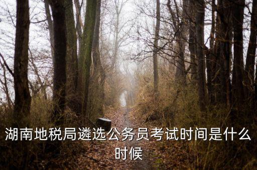 湖南地稅什么時(shí)候上班，湖南地稅系統(tǒng)分配到縣以下基層一線(xiàn)工作有前途嗎