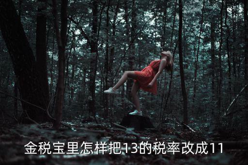 稅率13 為什么改11，稅率13更改11后怎么補稅