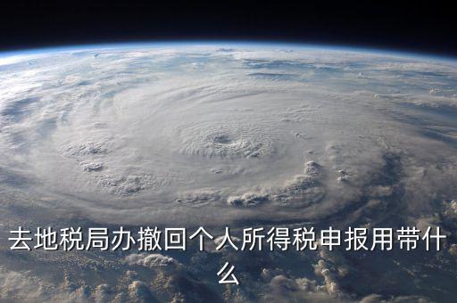 去地稅作廢申報(bào)需要帶什么影響，去地稅局辦撤回個(gè)人所得稅申報(bào)用帶什么