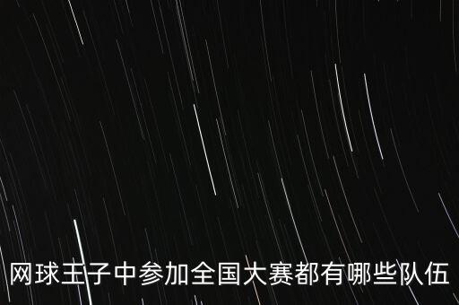 網(wǎng)球王子中參加全國大賽都有哪些隊伍