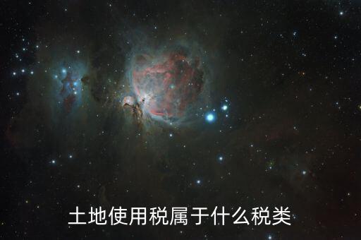 土地使用稅屬于什么稅類(lèi)