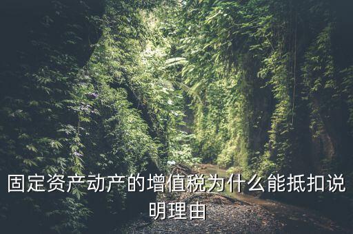 為什么用固定資產抵稅，固定資產抵稅問題
